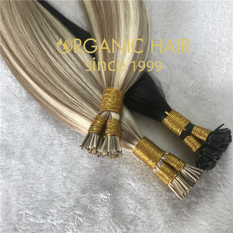 High quality Pre-bonded itip & flat tip hair extensions C40